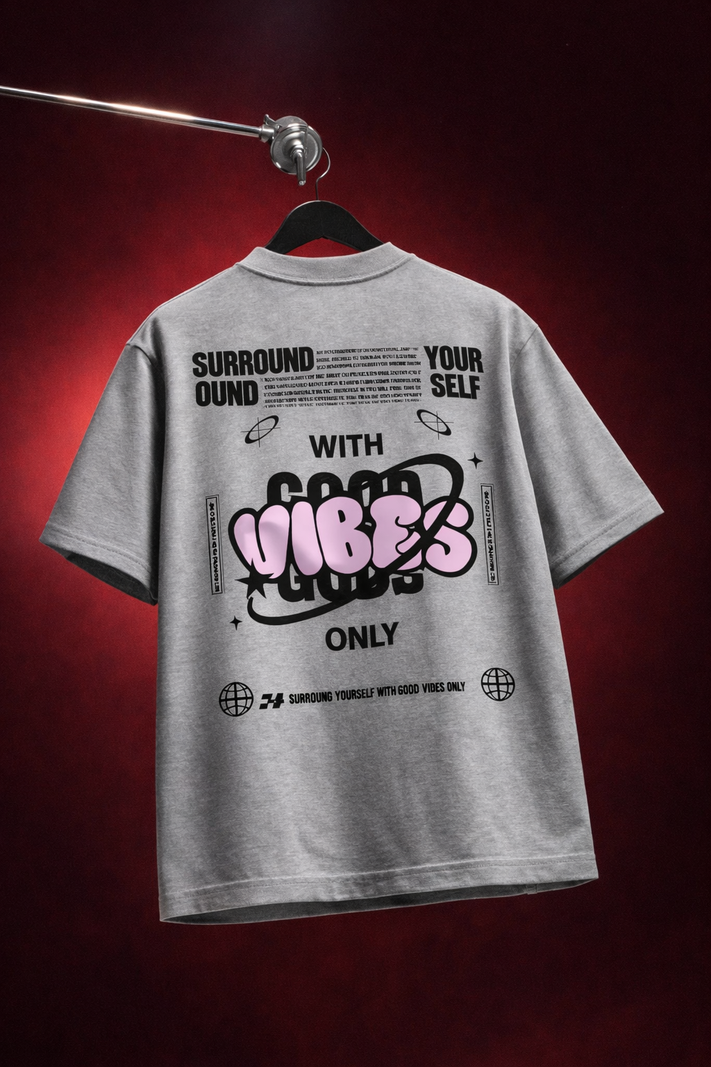 180GSM cotton tshirt closeup - premium quality Bakwaas Wears