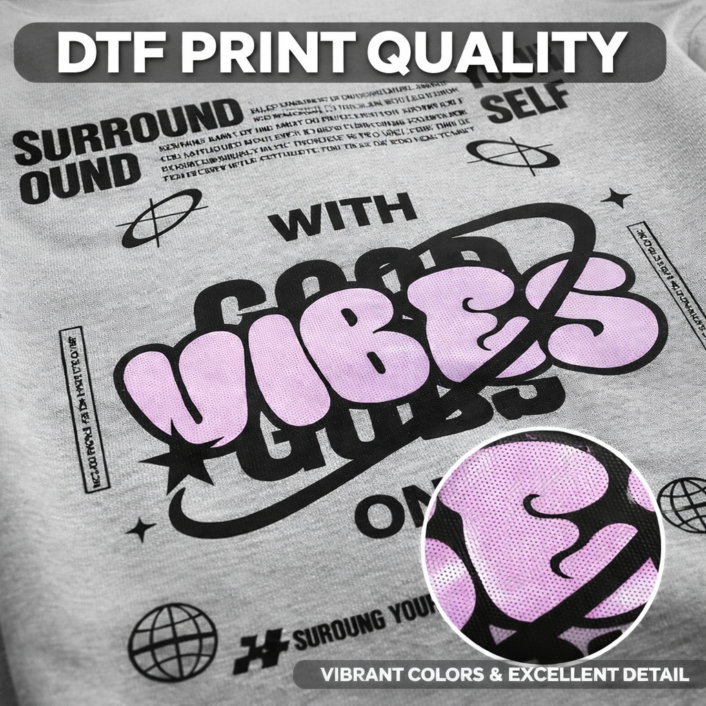 DTF print quality on Holi tshirt - Bakwaas Wears