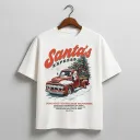 🎄 Santa’s Express – Holiday Hauler Tshirt