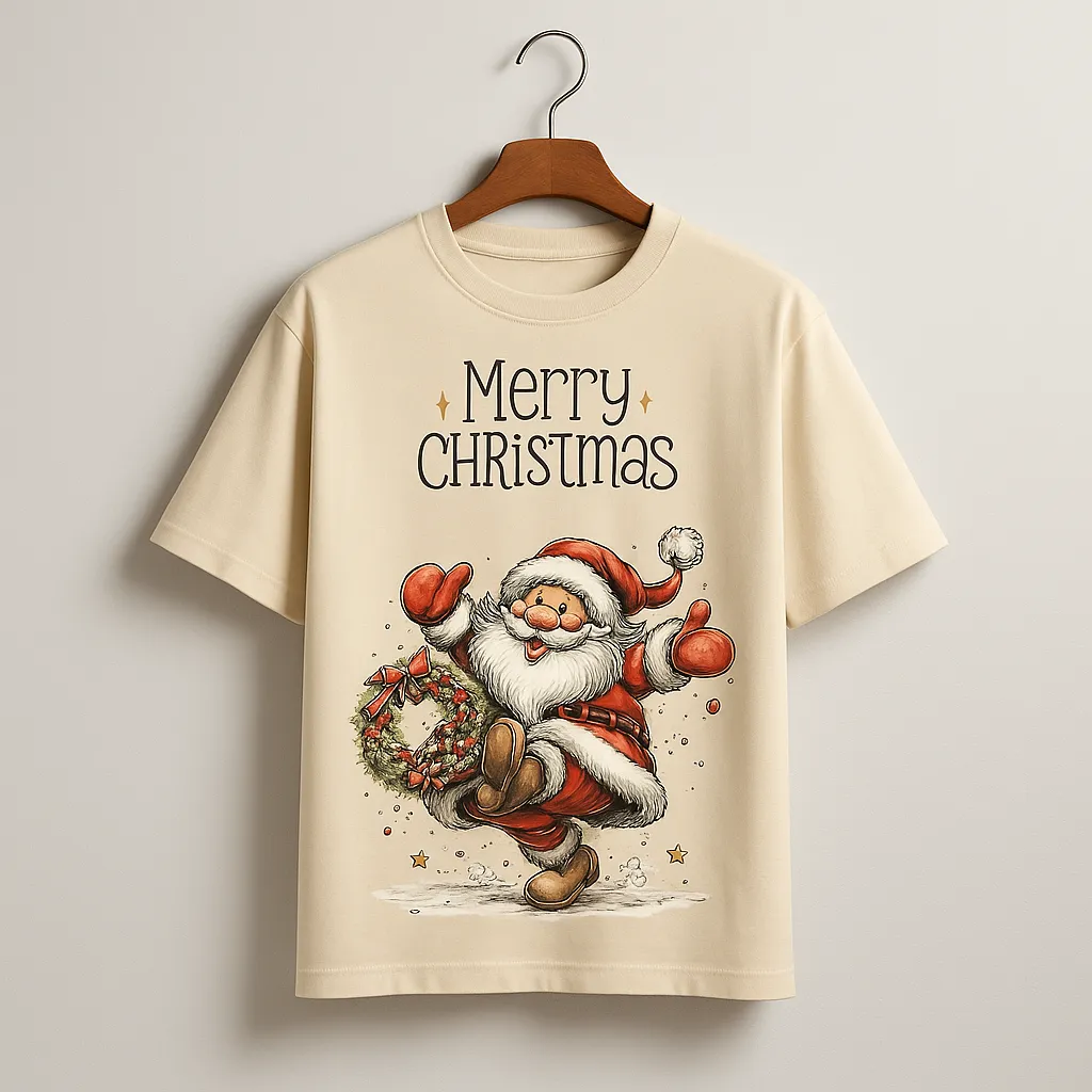 Jolly Jingle Santa Tshirt (S)