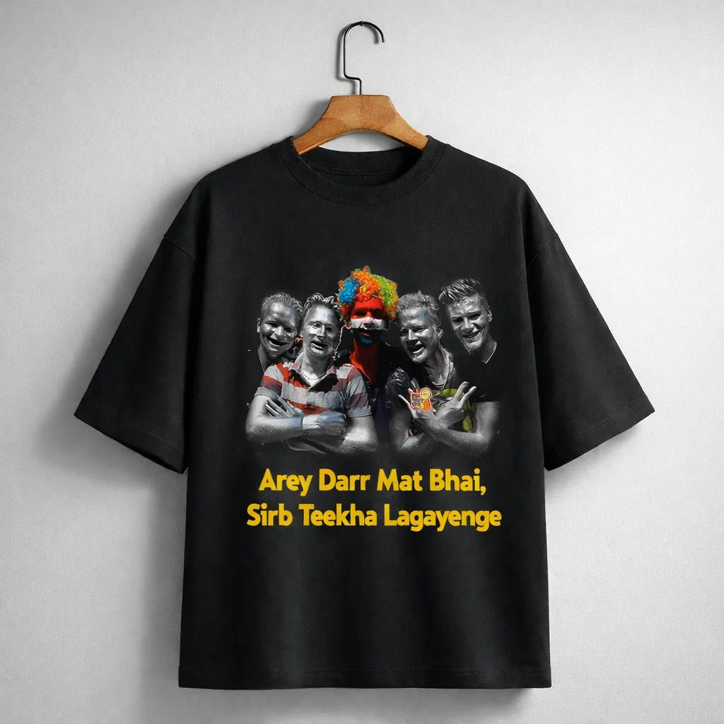 Teekha Squad Edition – Oversized Streetwear Tee (S)