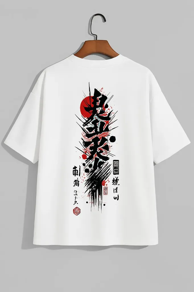 Crimson Kanji Strike - Tshirt (S)